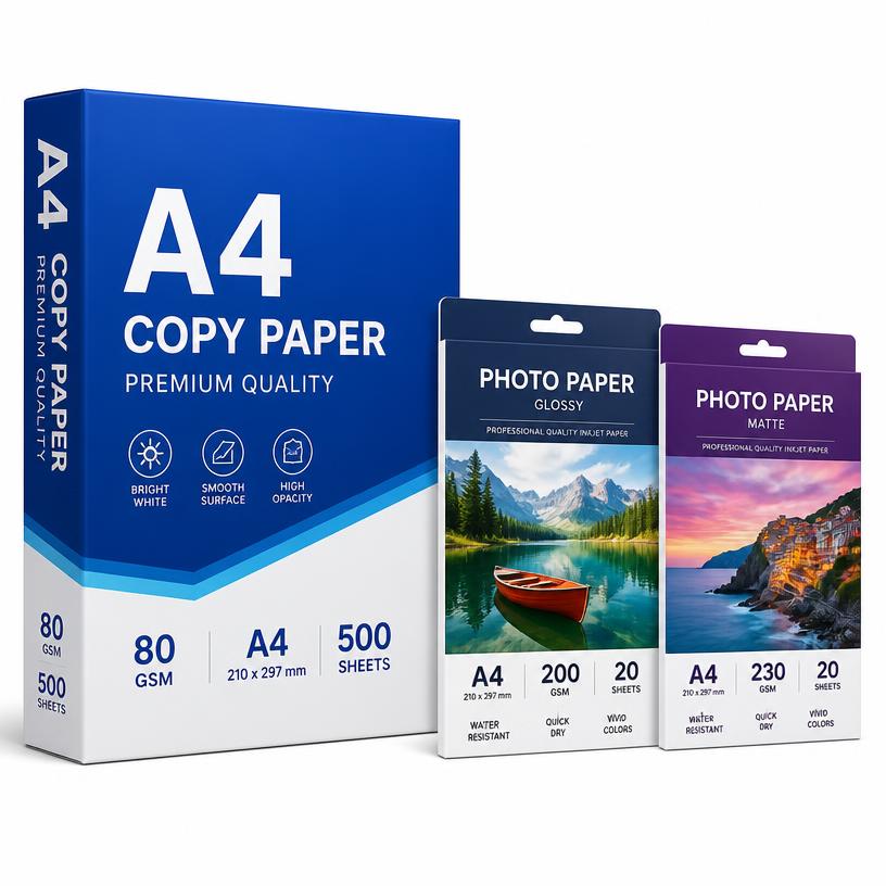 Papel Sulfite A4 75g (caixa 5.000 folhas)